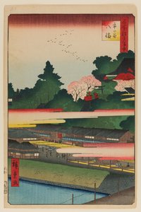 Ichigaya Hachiman-Schrein von Ando or Utagawa Hiroshige