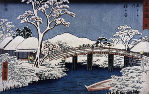Japanische Landschaft von Hiroshige der Jüngere (Utagawa Hiroshige)