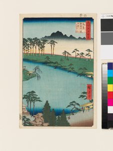 Kumano Jūnisha-Schrein, Tsunohazu von Ando or Utagawa Hiroshige