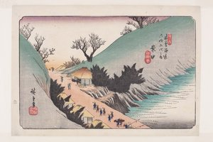 Nr. 16, Annaka von Ando or Utagawa Hiroshige