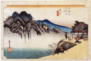 Sakanoshita von Ando or Utagawa Hiroshige