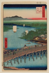 Senju Große Brücke von Ando or Utagawa Hiroshige