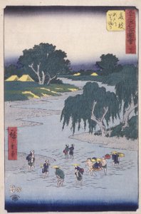 Station 23, Fujieda von Ando or Utagawa Hiroshige