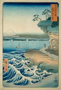 Die Küste bei Hota in der Provinz Awa von Ando or Utagawa Hiroshige