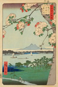 Die Suijin-Wälder und Massaki am Sumida-Fluss