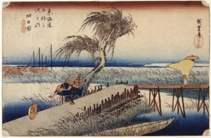 Yokkaichi (Station Nr. 44) von Ando or Utagawa Hiroshige