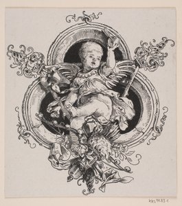 Titelblatt und Vignette zu einer Ausgabe von "Faust", München 1884