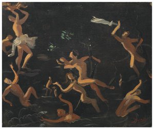 Nymphen beim Baden
