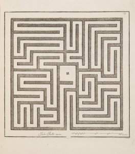 Entwurf für Parterre, aus Theatre des Plans et Jardinages, veröffentlicht 1652