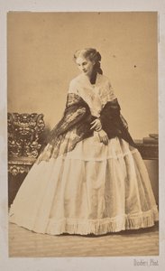 Herzogin Sofia de Morny 1838-1896, geborene Gräfin Trubetskaya, 1862 von Andre Adolphe Eugene Disderi