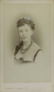 Porträt von Cora Pearl 1836-1886 von Andre Adolphe Eugene Disderi