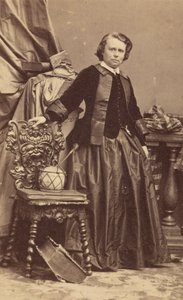 Porträt von Rosa Bonheur, frühe 1860er Jahre von Andre Adolphe Eugene Disderi