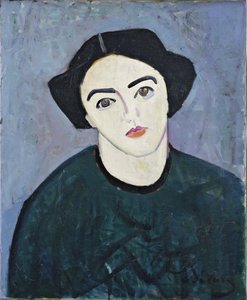Madame Derain in Grün