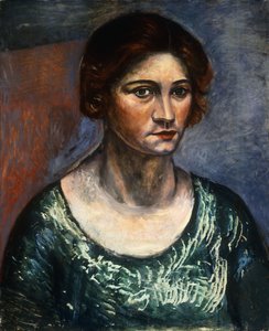 Porträt einer Frau; Portrait de Femme von Andre Derain