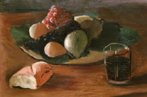 Stillleben mit einem Glas Wein