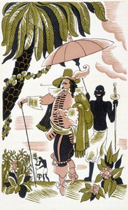 Pirat illustriert die „Fünf Geschichten“ des französischen Schriftstellers Pierre Mac Orlan (1882 - 1970) herausgegeben 1932 von Andre Devambez