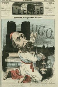 Auguste Vacquerie (1819-1895), französischer Dichter, Dramatiker und Journalist. Titelblatt in „L