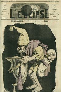 Belisaire bettelt und sagt „es ist für das Kind“. Titelbild in „L
