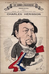 Karikatur von Charles Herisson (1831-1893) aus 