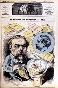 Edmond de Goncourt - von Gill, in „L