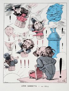 Leon Gambetta, aus Histoire de la Troisieme Republique, Bd. I, l