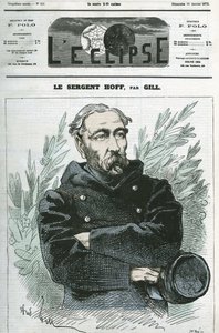 Porträt von Sergeant Ignace Hoff (1836-1902), Soldat, Held des Krieges von 1870 gegen Preußen. Titelblatt in „L