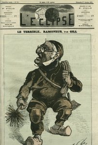 Der schreckliche Schornsteinfeger, Adolphe Thiers (1797-1877), französischer Historiker und Staatsmann von Andre Gill