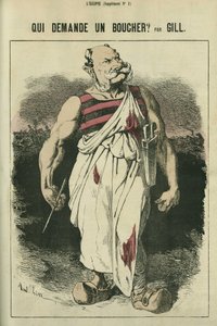 Wer fragt nach einem Metzger, Karikatur von Wilhelm I. von Deutschland (1797-1888), Sieger des Krieges von 1870. in 