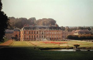 Ansicht der Gartenfassade, erbaut 1675-83 von Andre Le Notre
