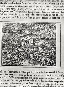Landung, aus Cosmographie universelle von Andre Thevet, 1575