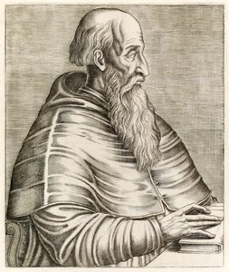 Pietro Bembo, aus „Wahre Porträts“ von André Thévet, veröffentlicht 1584