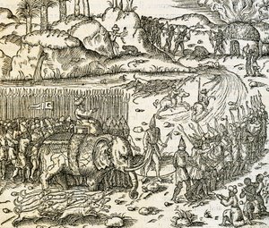 Das Königreich Sofala, Heimat der Goldminen von Mosambik, Stich aus Universal Cosmology, von Andre Thevet (1504-1592), Paris von Andre Thevet