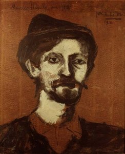 Porträt von Maurice Utrillo (1883-1955) von Andre Utter