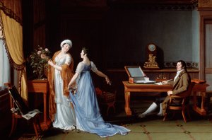 Graf de la Forest mit seiner Frau und Tochter, 1804 von Andre Vincent Francois