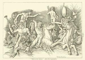 Schlacht der Tritonen (Gravur)