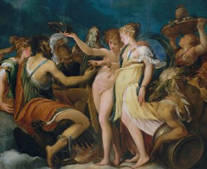 Die Hochzeit von Amor und Psyche, ca. 1550