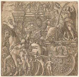 Der Triumph von Julius Caesar: Caesar triumphierend, 1593-99 von Andrea Andreani