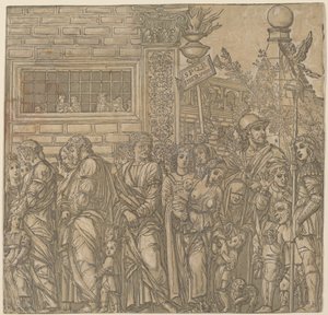 Der Triumph von Julius Caesar von Andrea Andreani after Andrea Mantegna
