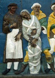 Begräbnis der Toten (Detail), 1526-28 von Andrea Della Robbia