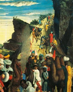 Anbetung der Heiligen Drei Könige (Detail)