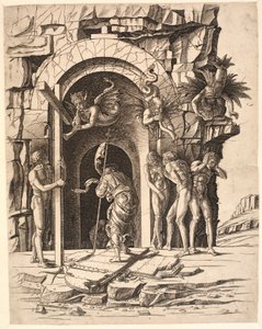 Christus im Reich der Toten von Andrea Mantegna