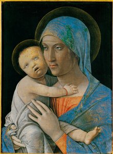 Madonna mit Kind von Andrea Mantegna
