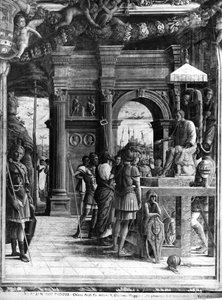 St. Jakobus der Große vor König Herodes Agrippa (Detail)