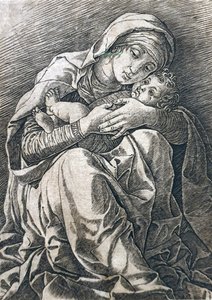 Die Jungfrau und das Kind von Andrea Mantegna