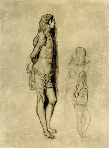 Studie zu St. Sebastian für das Gemälde in Bergamo