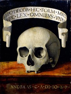 Porträt eines Mannes - Memento Mori