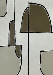 Neutrale geometrische Formen von Andrea Reichhart