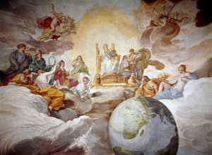 Allegorie des göttlichen Wissens von Andrea Sacchi