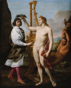 Marcantonio Pasqualini 1614-1691, gekrönt von Apollo von Andrea Sacchi