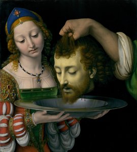 Salome mit dem Kopf des Heiligen Johannes des Täufers, ca. 1507-9 von Andrea Solario